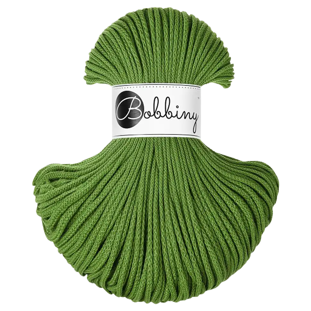 #Farbe_Bobbiny Flechtkordel Junior | Moss Green