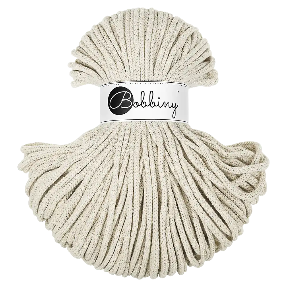 #Farbe_Bobbiny Flechtkordel Premium | Cashmere Beige