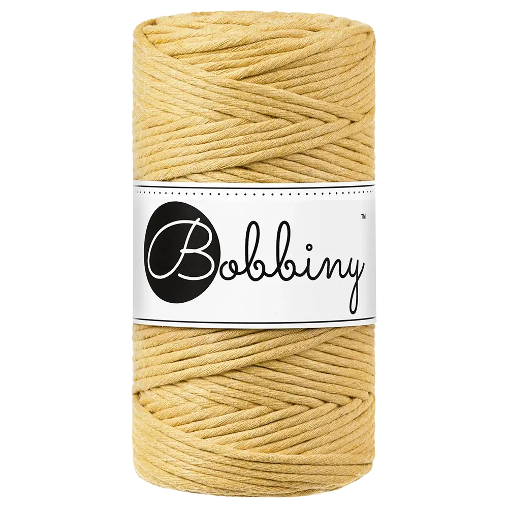 #Farbe_Bobbiny Makramee 3 mm | Honey