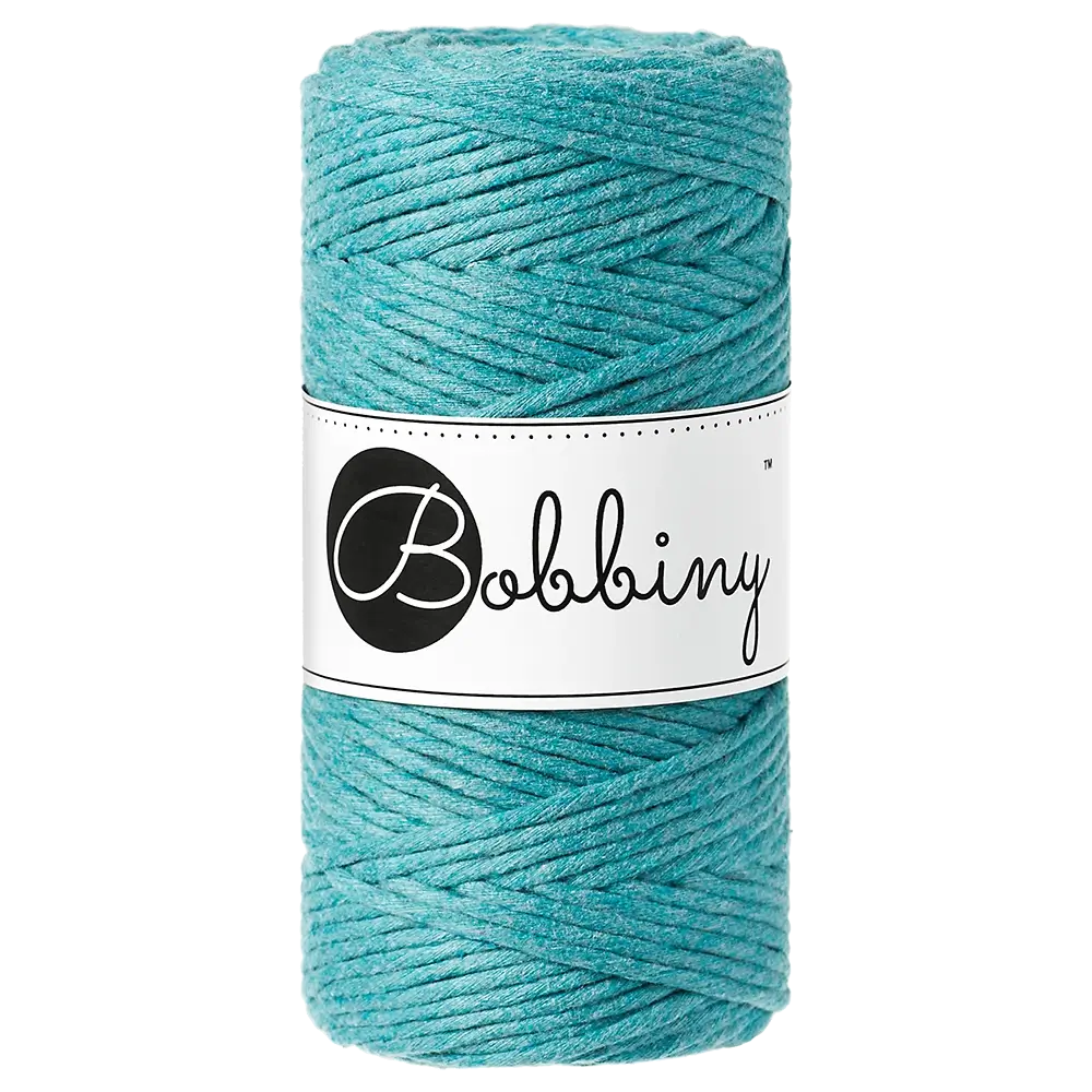 #Farbe_Bobbiny Makramee 3 mm | Teal
