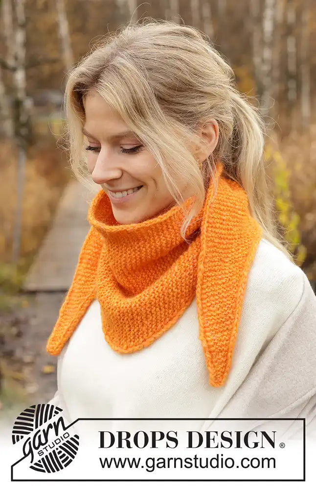 Dreieckstuch Cantaloupe Shawl (Strickset)