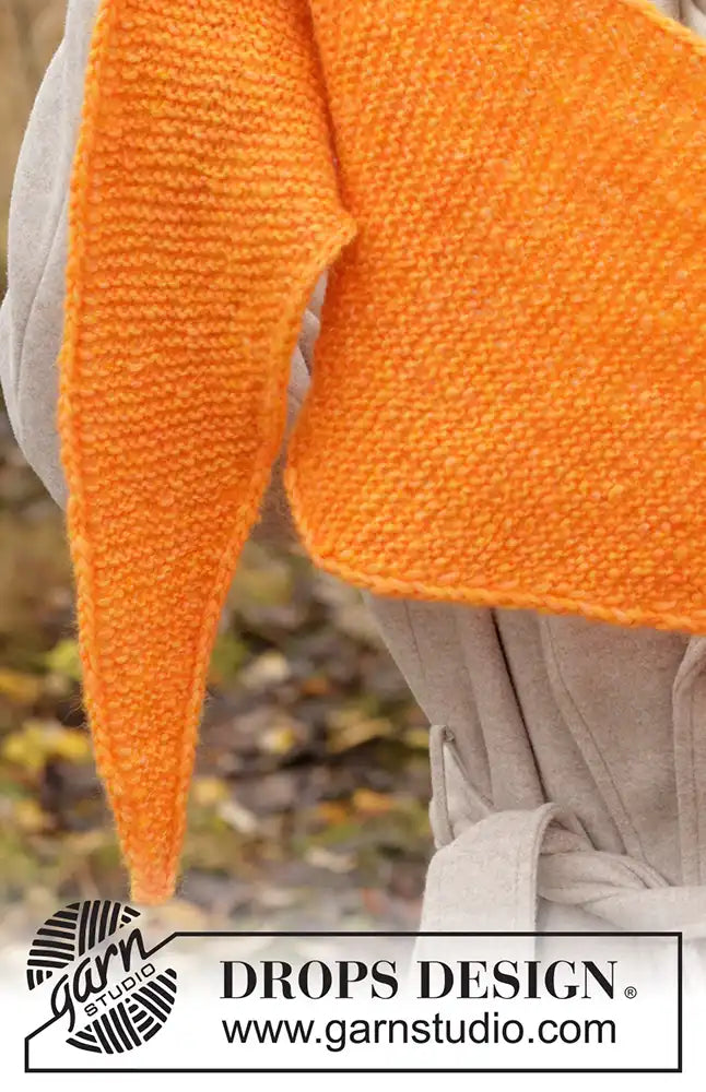 Dreieckstuch Cantaloupe Shawl (Strickset)