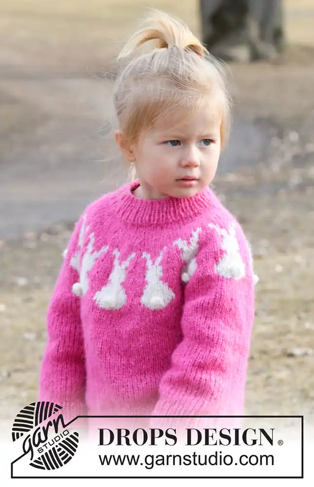 Pullover Bunny Bloom (Strickset)