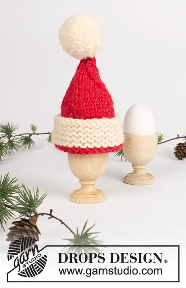 Eierwärmer Santa's Breakfast (Strickset)
