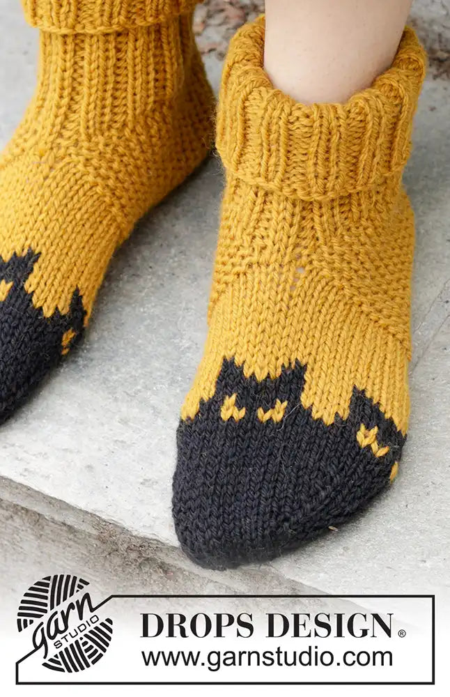 Hausschuhe Holy Socks! (Strickset)