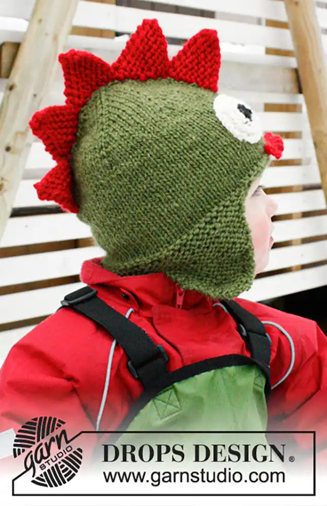 Mütze Drache Rhaegal (Strickset)