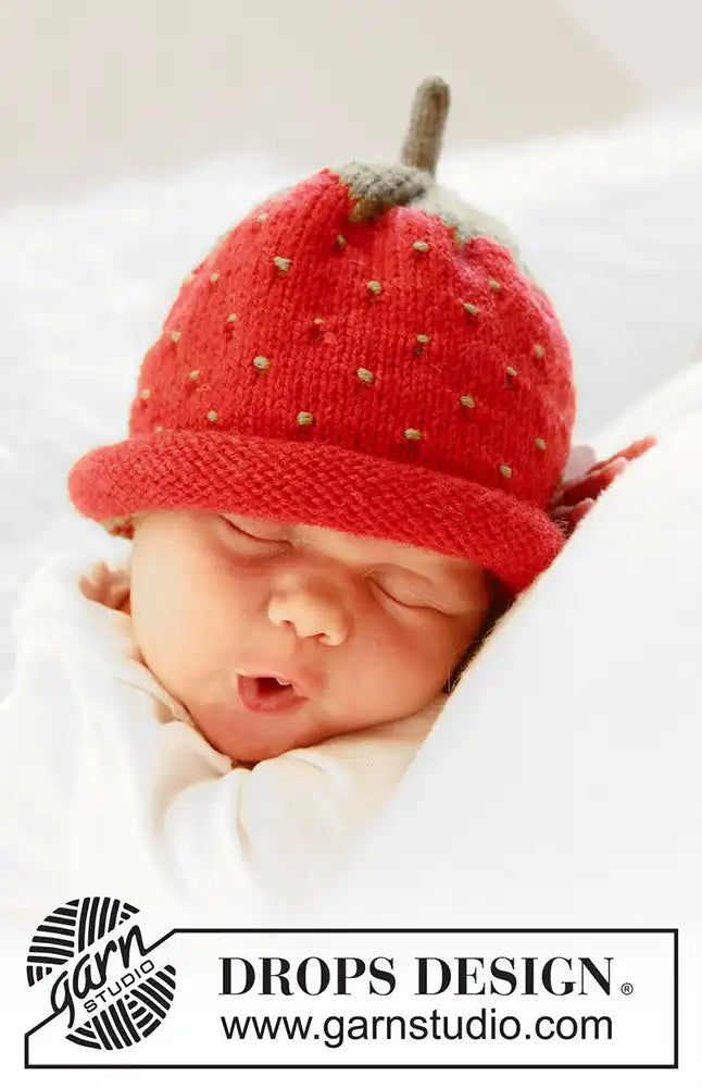 Mütze Sweet Strawberry (Strickset)