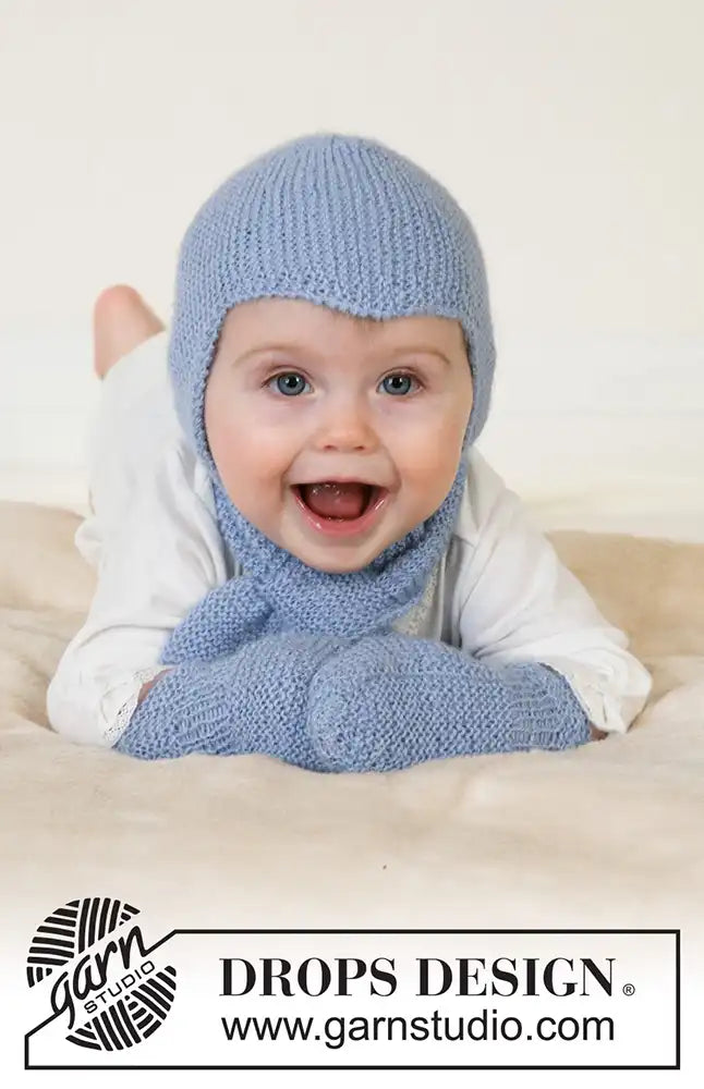 Mütze, Schal & Handschuhe Baby Aviator Hat (Strickset)