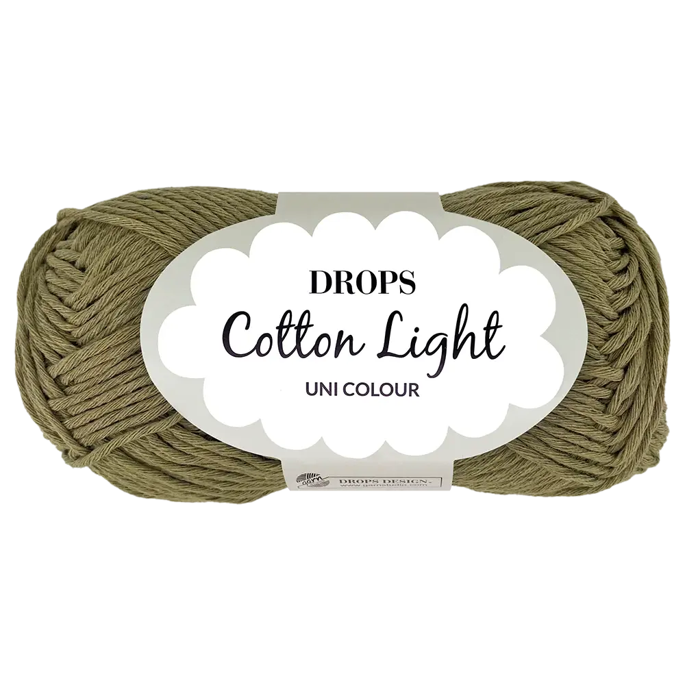 #Farbe_Drops Cotton Light | 12 Khakigrün