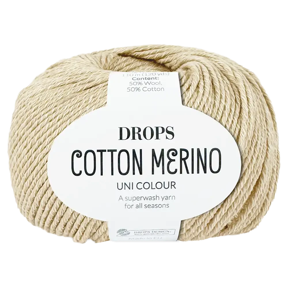 #Farbe_Drops Cotton Merino | 38 Weizen