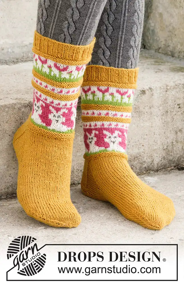 Socken Bunny Dance (Strickset)