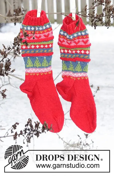 Socken Mistle Toes (Strickset)
