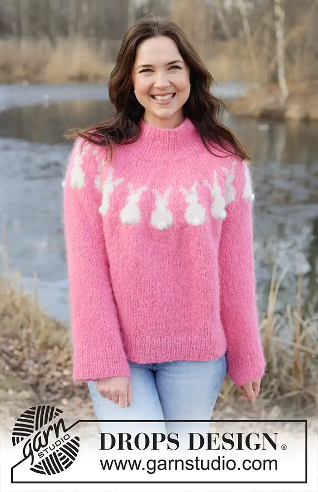 Pullover Bunny Bloom (Strickset)