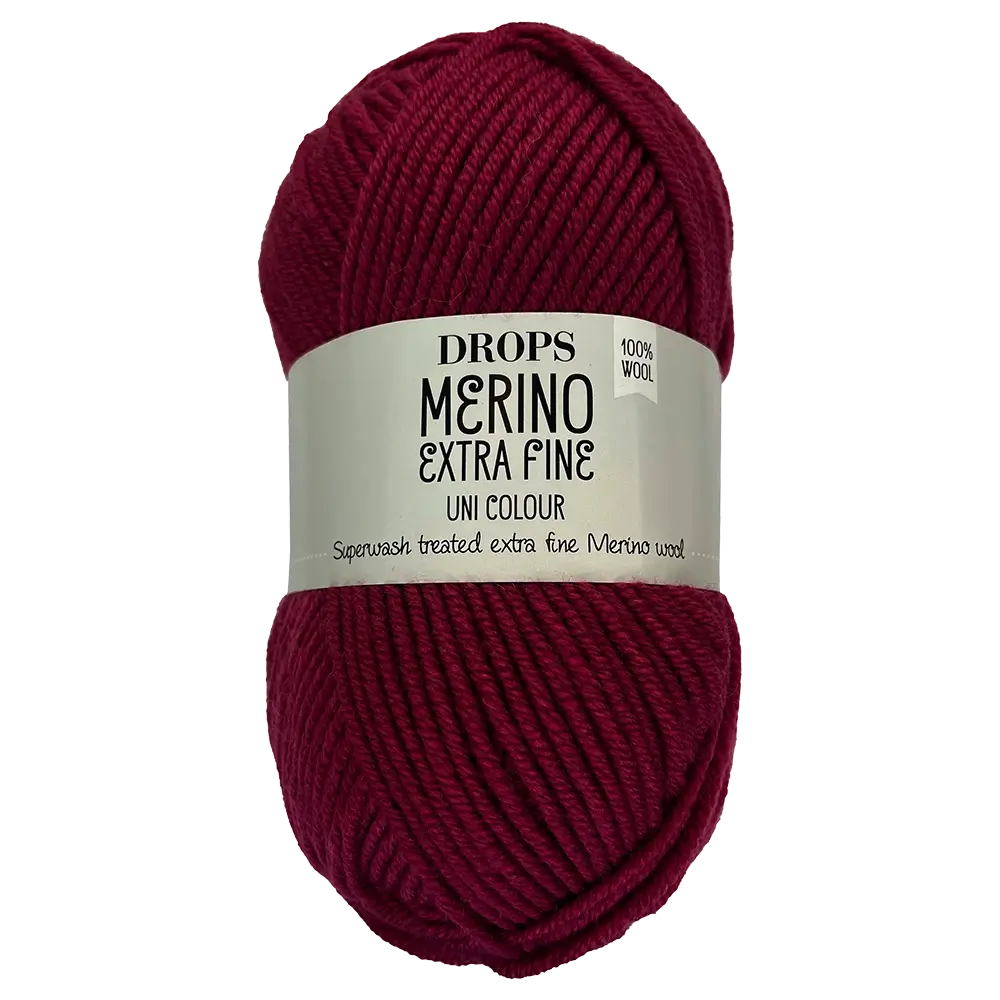 #Farbe_Drops Merino Extra Fine Uni | 35 Dunkelerika