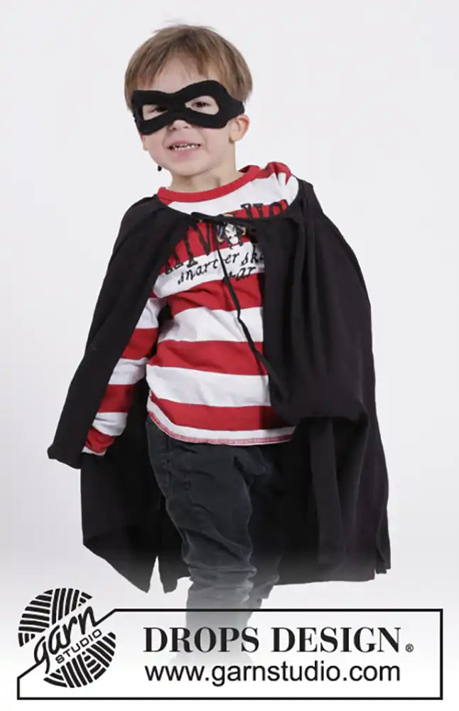 Faschingskostüm Maske Little Zorro (Häkelset)