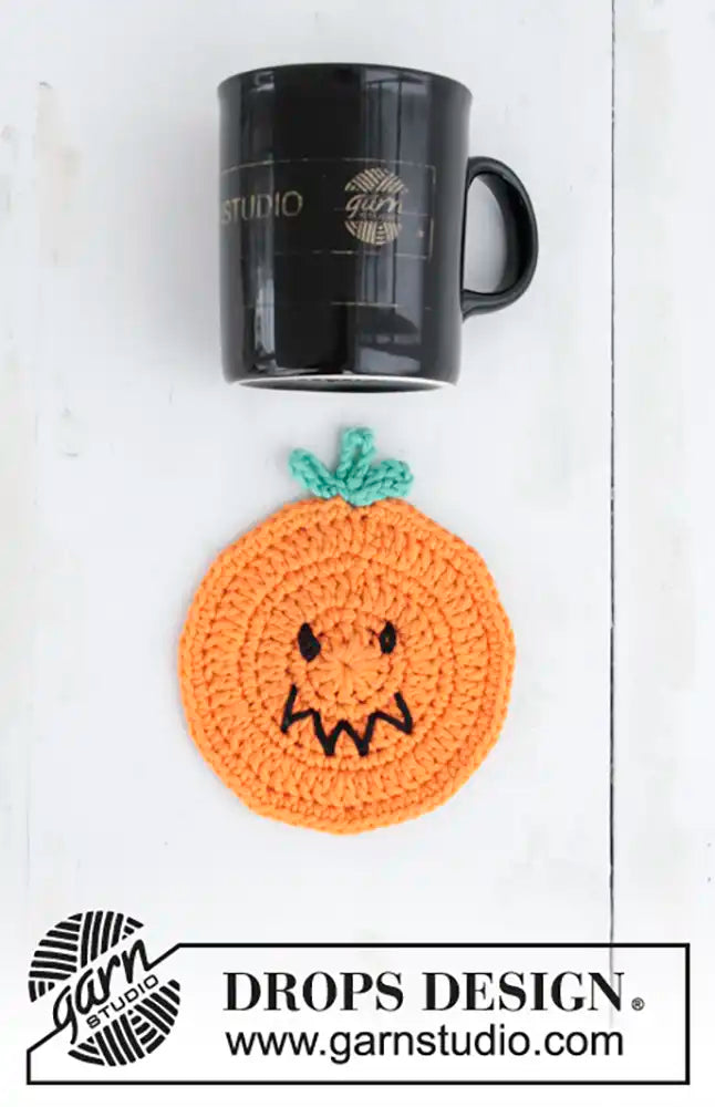 Glasuntersetzer Pumpkin Latte (Häkelset)