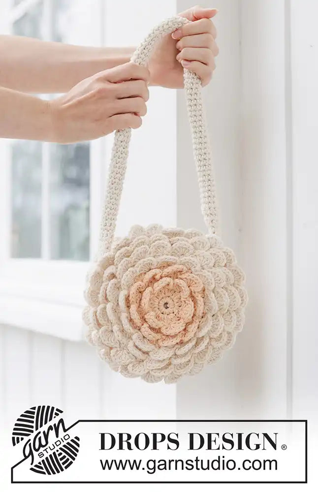 Handtasche English Rose (Häkelset)