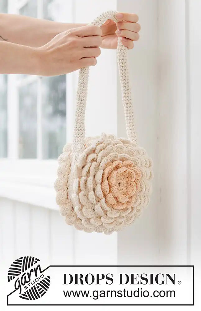 Handtasche English Rose (Häkelset)