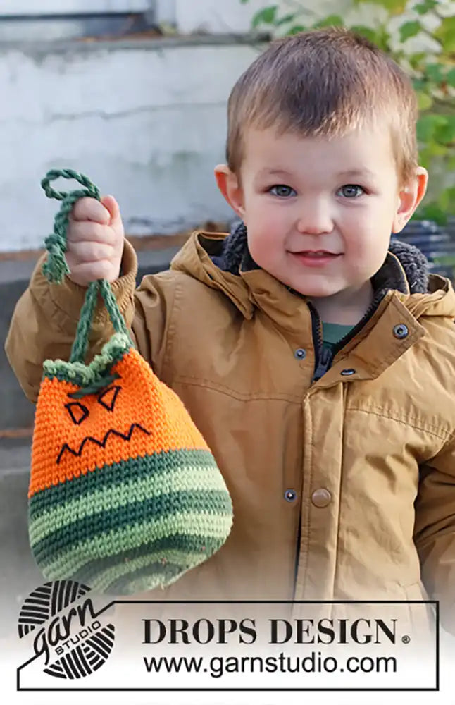Bonbontasche Scary Pumpkin (Häkelset)