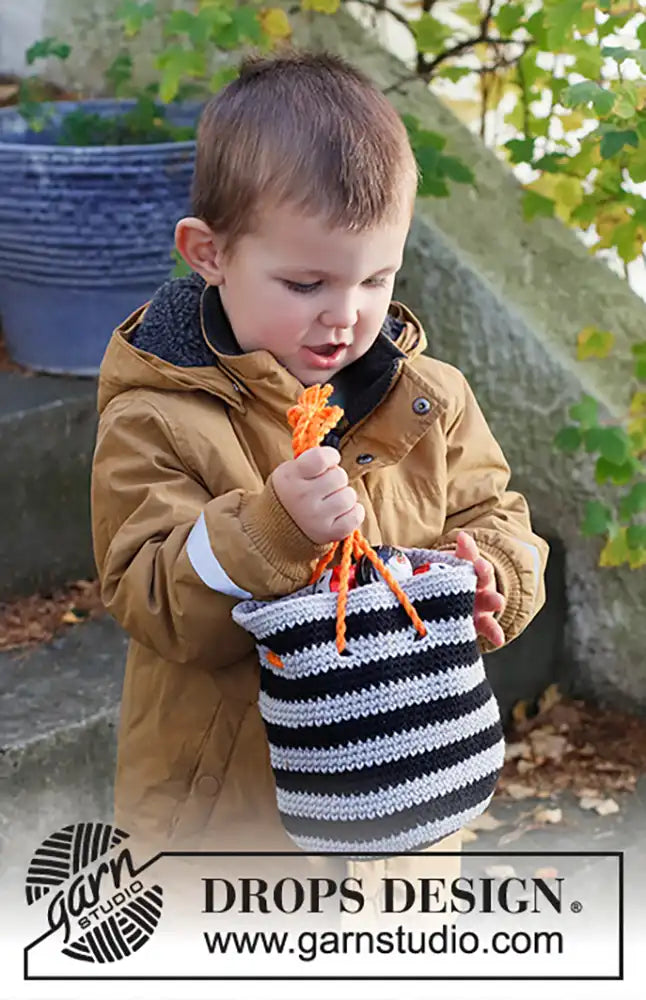 Bonbontasche Spooky Stripes Bag (Häkelset)