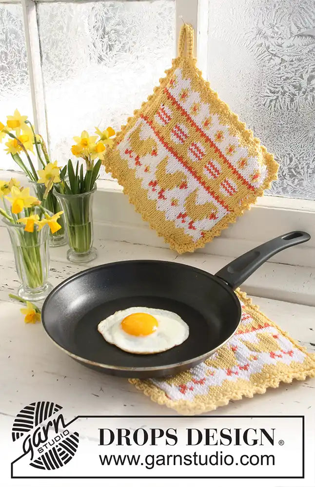 Topflappen Easter Brunch (Strickset)