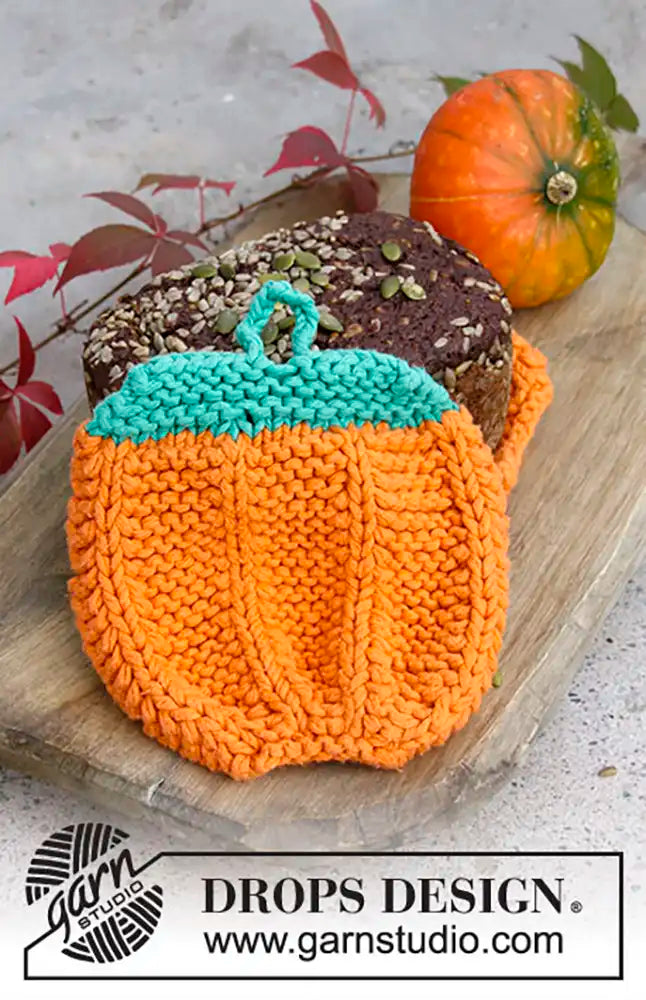 Topflappen Roasted Pumpkin (Strickset)
