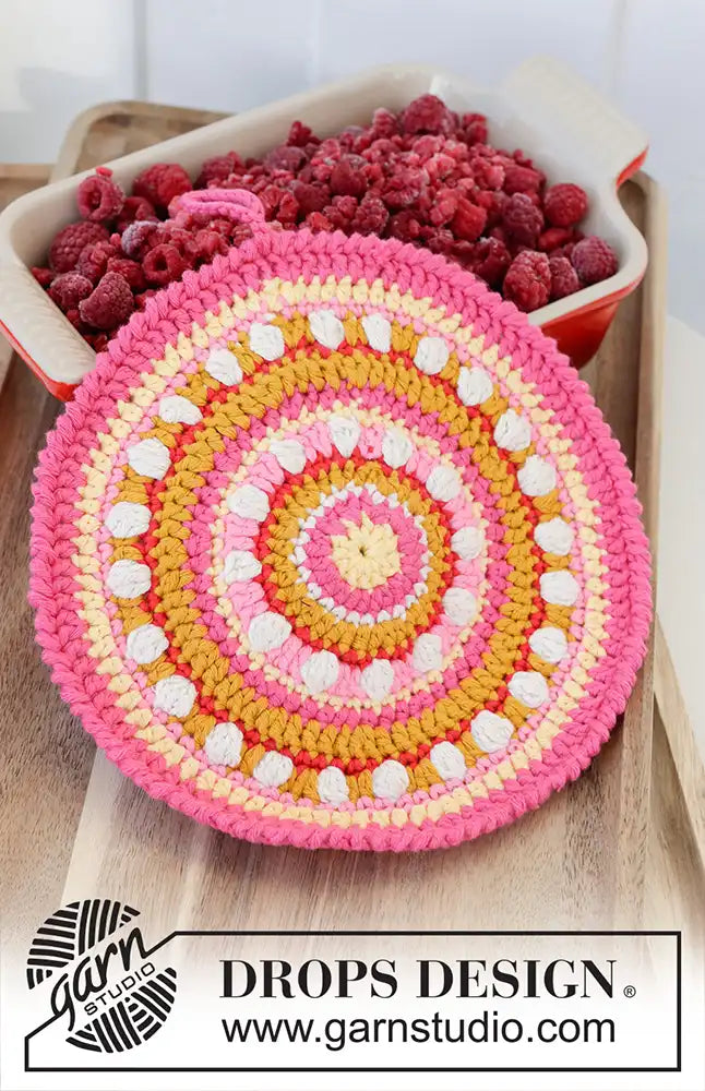Topflappen Spring Circle  (Häkelset)