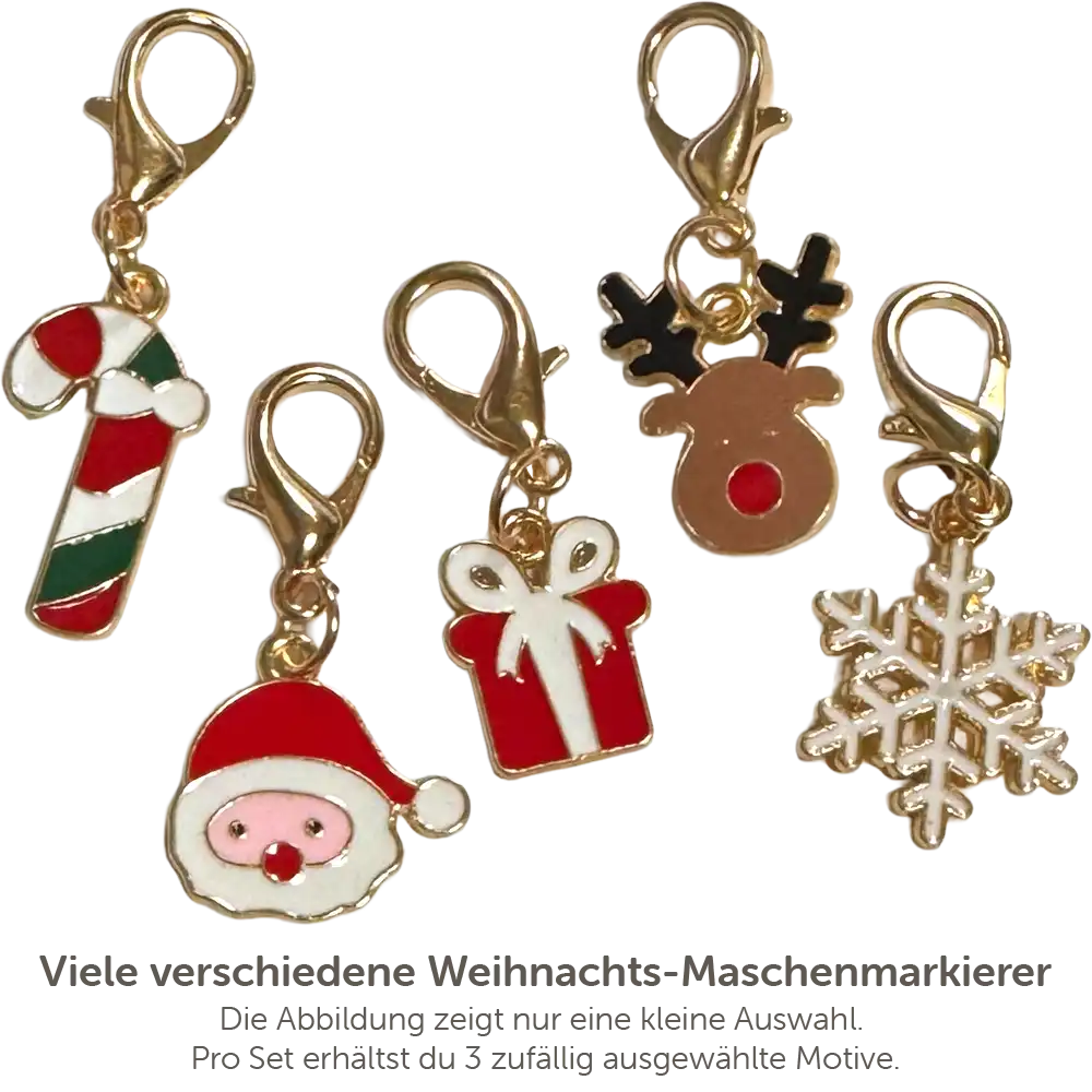 Masche in der Tasche | Weihnachts-Socken