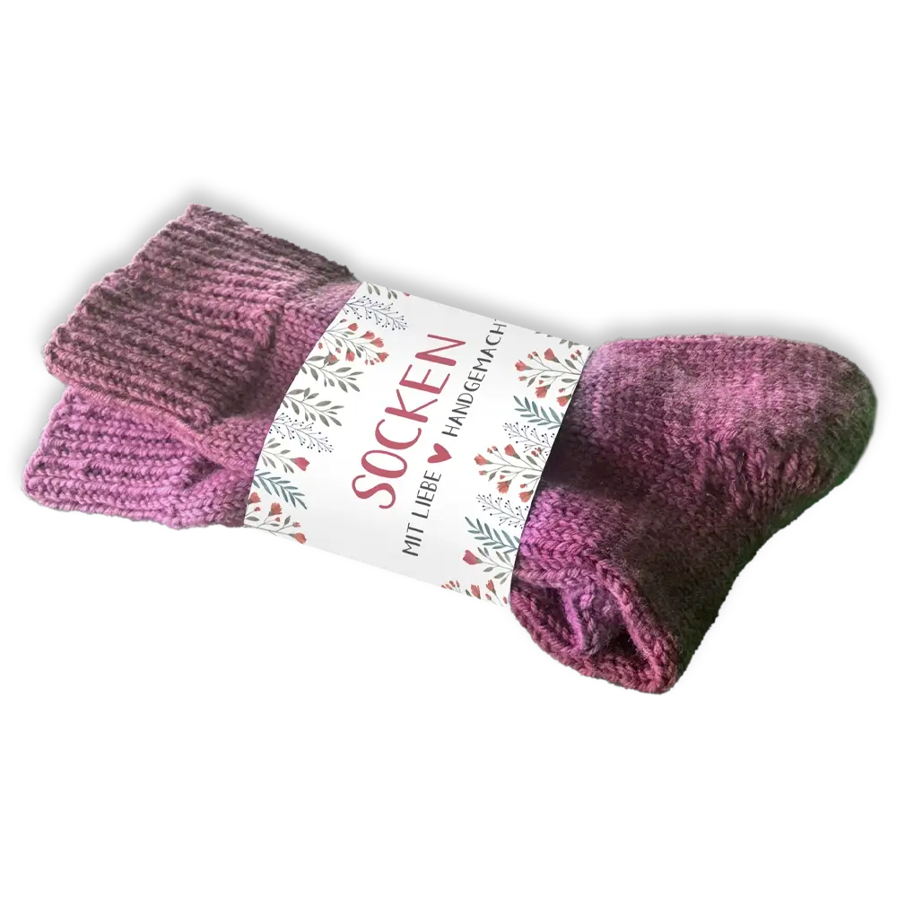 #Set_Frida's Sockenbanderole | 01 Blumen bunt