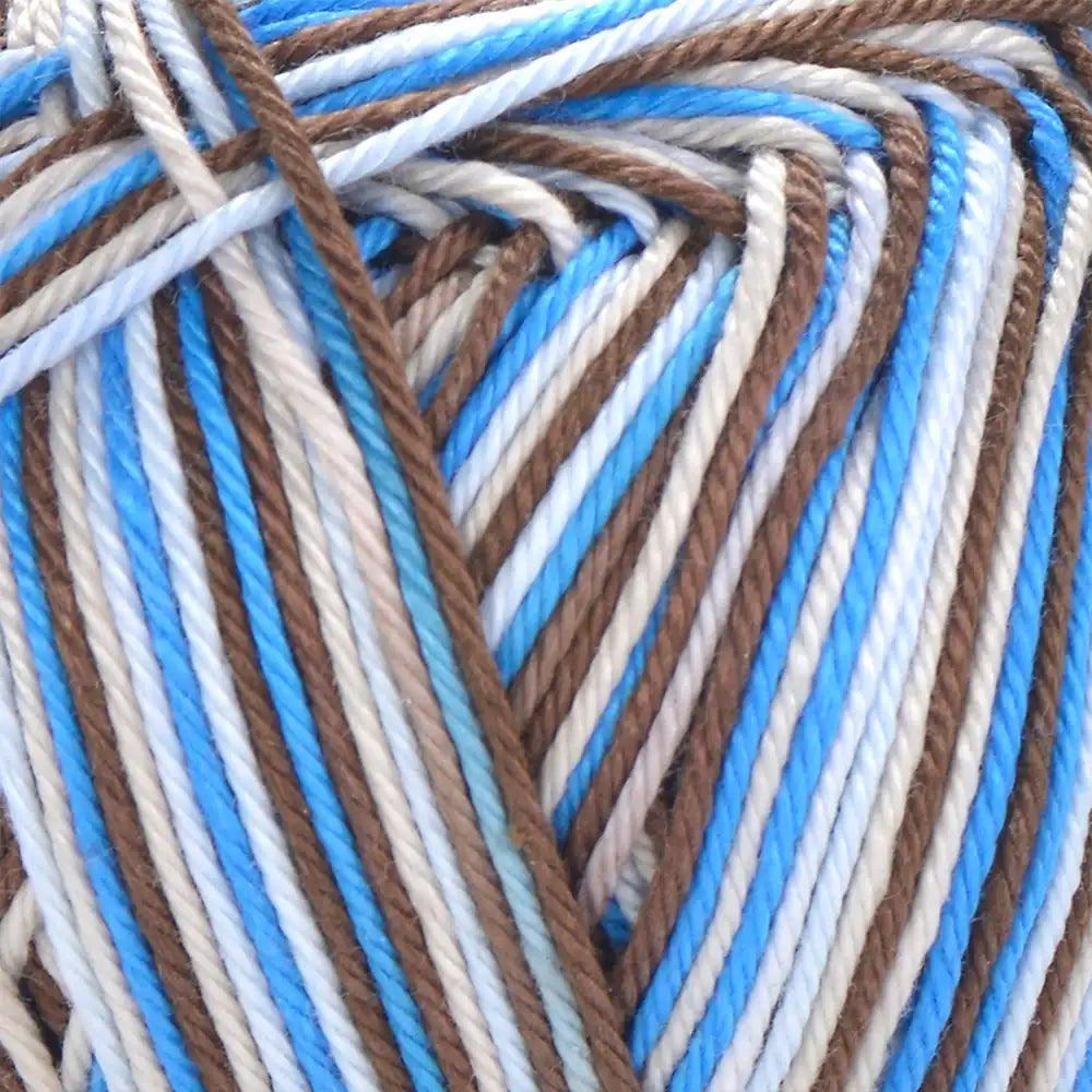 #Farbe_Frida's 23te | 505 Blau-Hellblau-Braun-Weiß