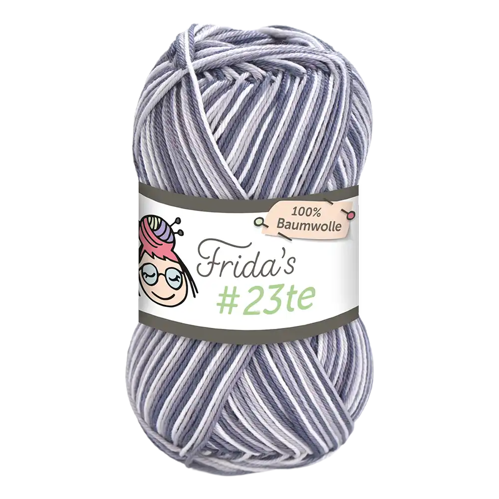 #Farbe_Frida's 23te | 509 Anthrazit-Grau-Weiß
