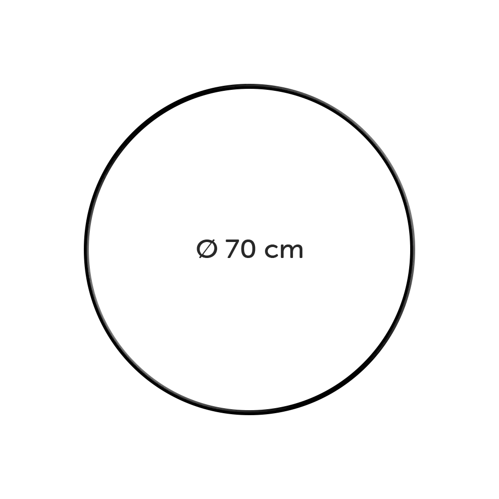 #Farbe_Schwarz / 70 cm
