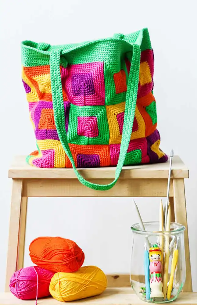 Tasche Granny Squares (Häkelset)