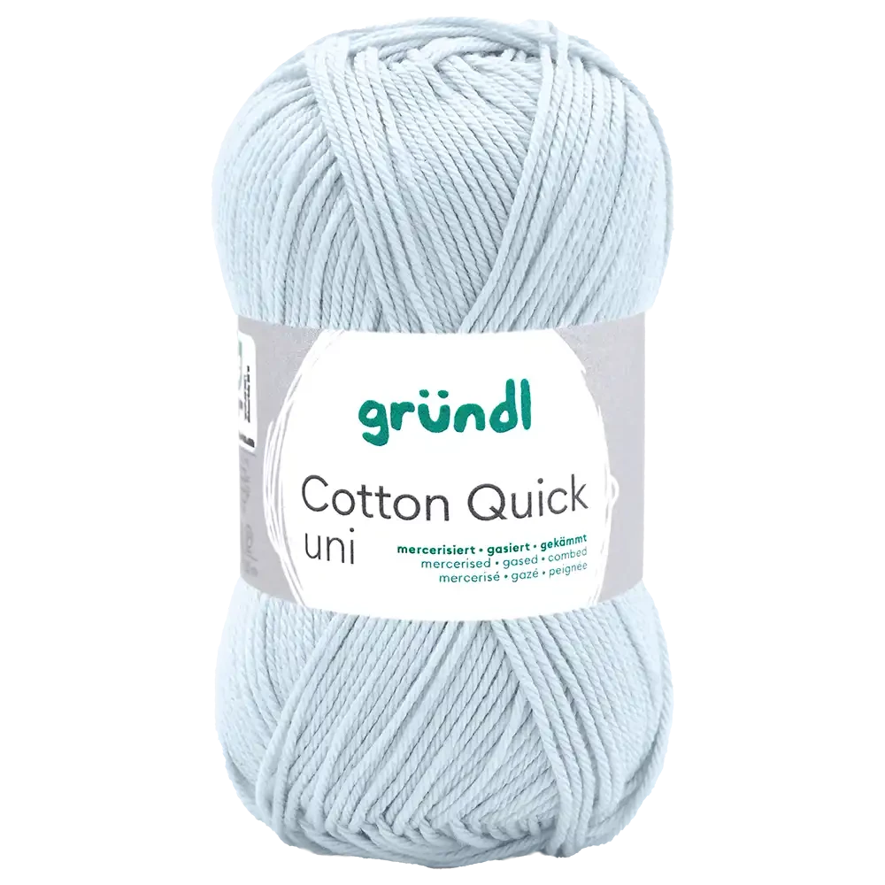 #Farbe_Gründl Cotton Quick Uni | 162 Blassblau