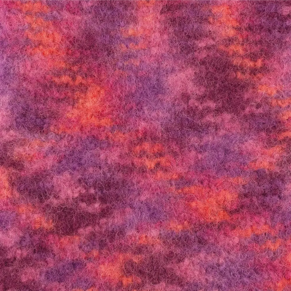 #Farbe_Gründl Filzwolle Color | 30 Orange-Fuchsia-Lila-Multicolor