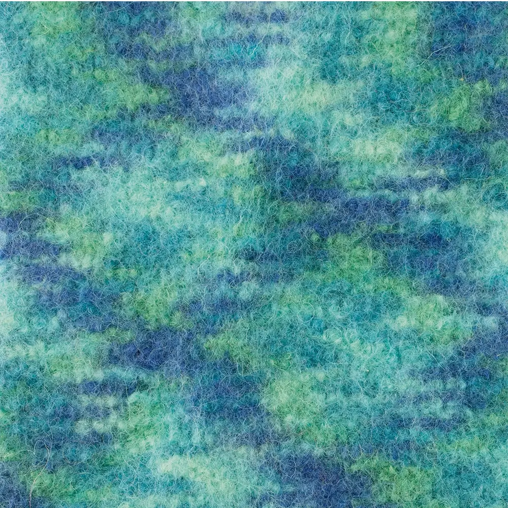 #Farbe_Gründl Filzwolle Color | 38 Aqua-Multicolor