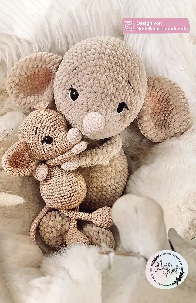 Amigurumi Maus Milli (Häkelset)