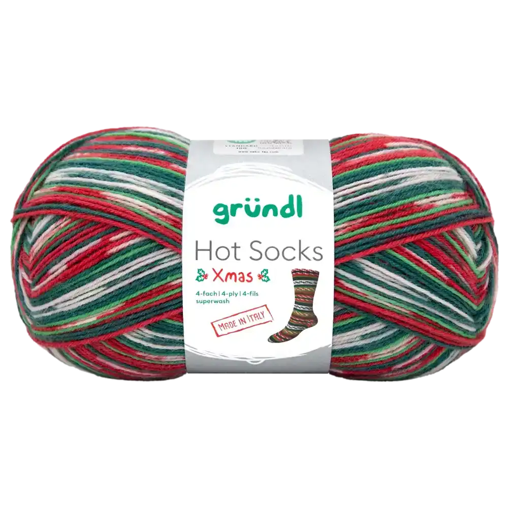 #Farbe_Hot Socks Xmas | 6497 Ohne Glitzer