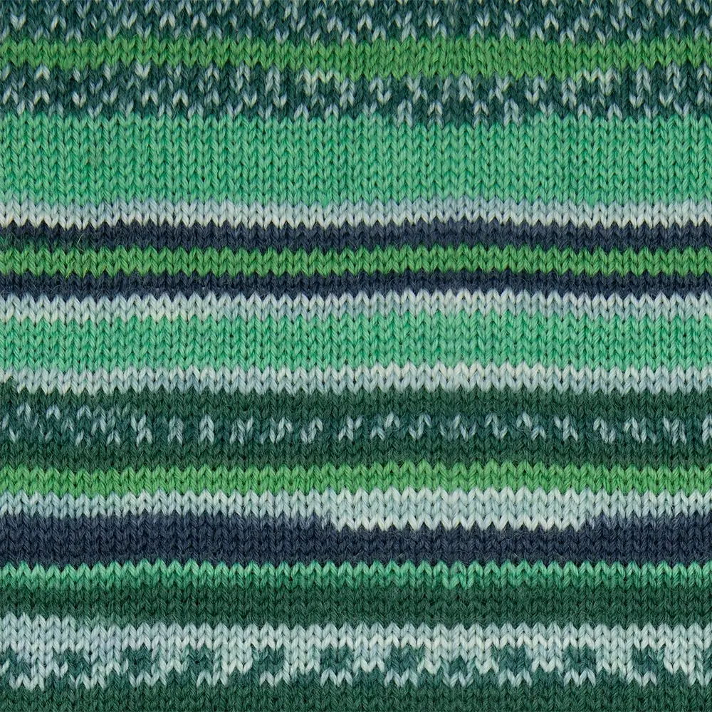 #Farbe_Hot Socks Manerba 4-fach | 02 Hellgrün-Tannengrün-Nachtblau-Natur