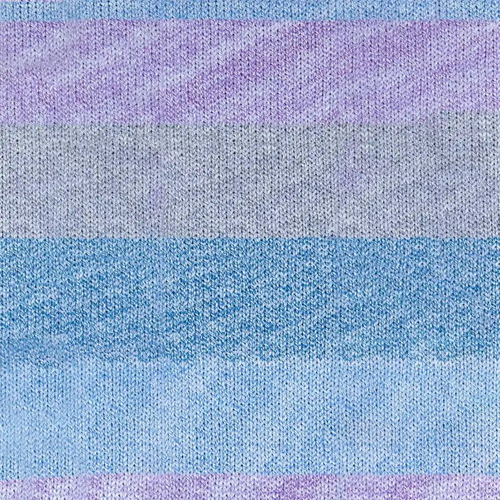 #Farbe_Hot Socks Playa 4-fach | 04 Jeansblau-Steingrau-Flieder