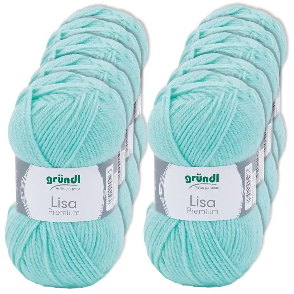 #Farbe_Gründl Lisa Premium Uni | 07 Pastelltürkis
