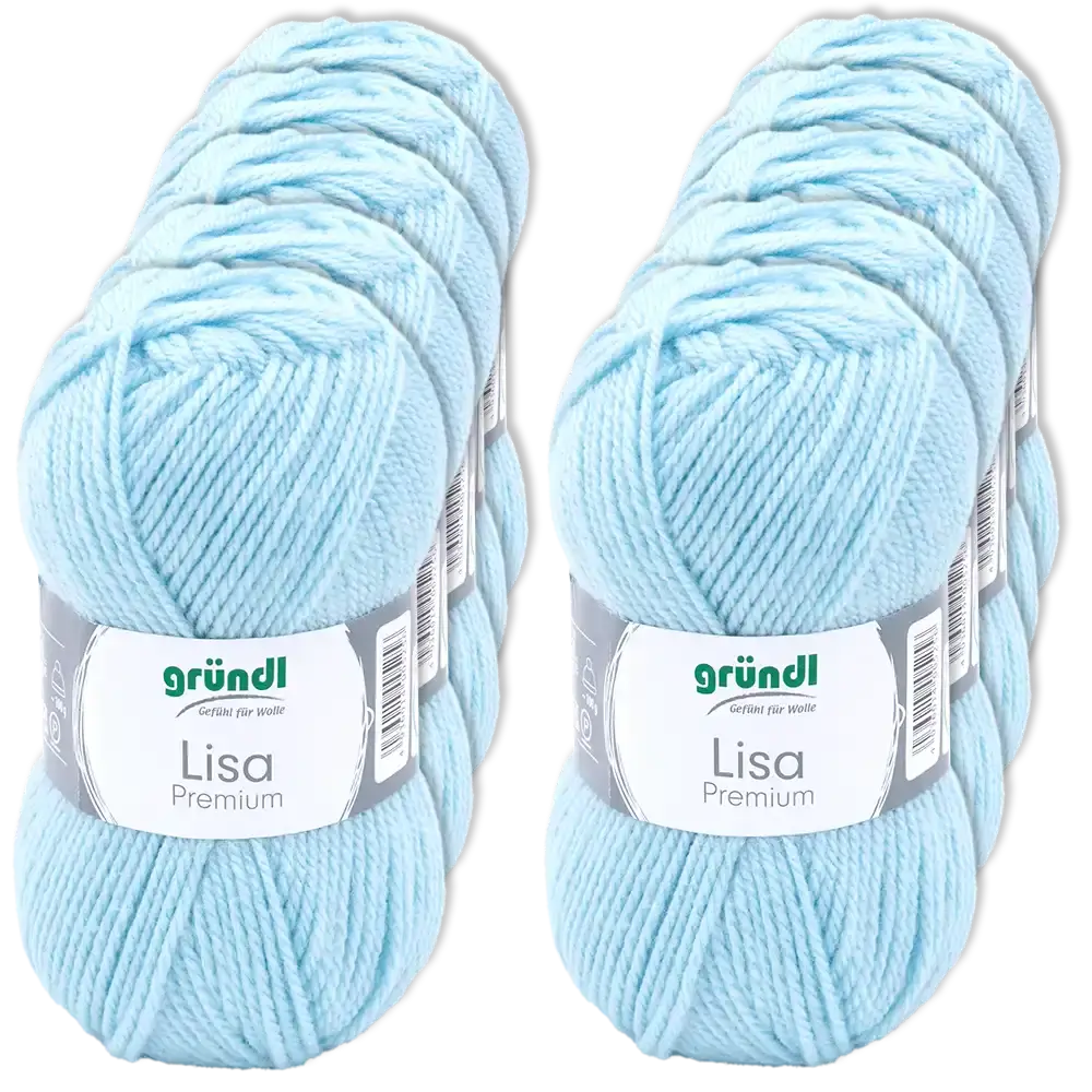 #Farbe_Gründl Lisa Premium Uni | 08 Hellblau