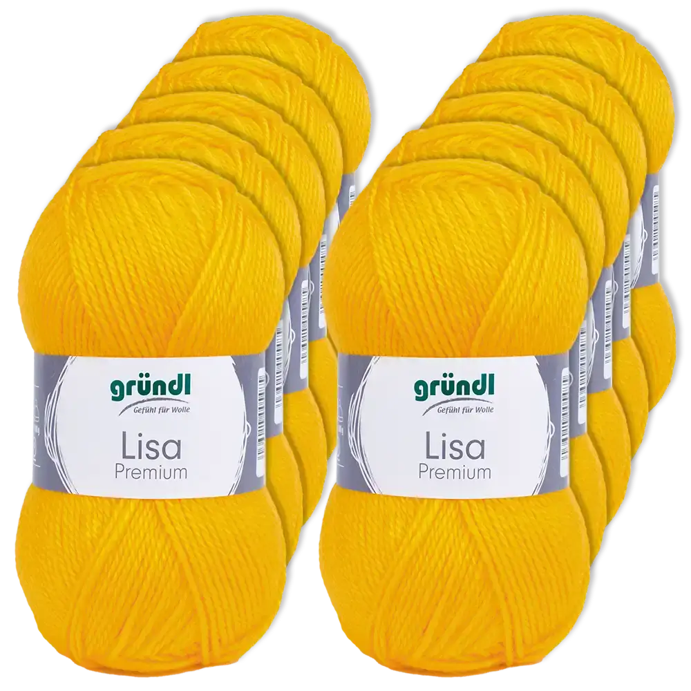 #Farbe_Gründl Lisa Premium Uni | 10 Maisgelb