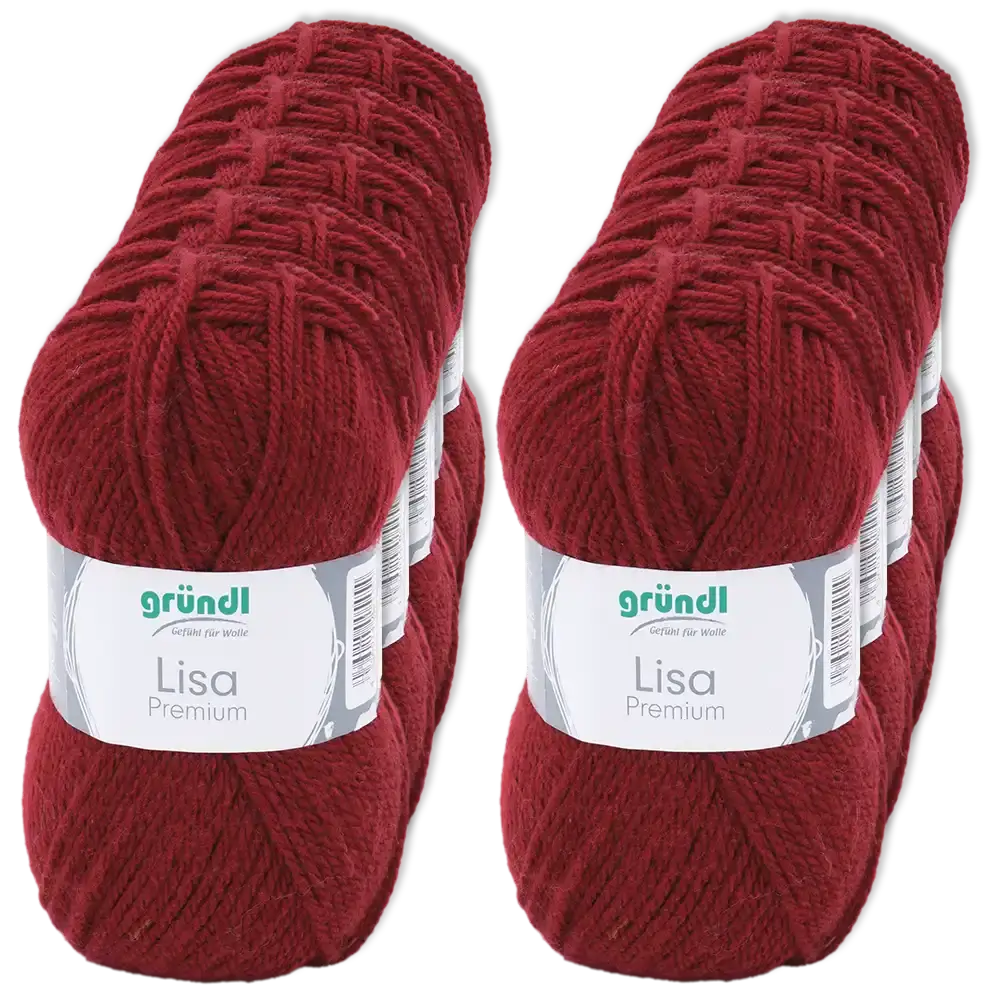 #Farbe_Gründl Lisa Premium Uni | 13 Bordeaux