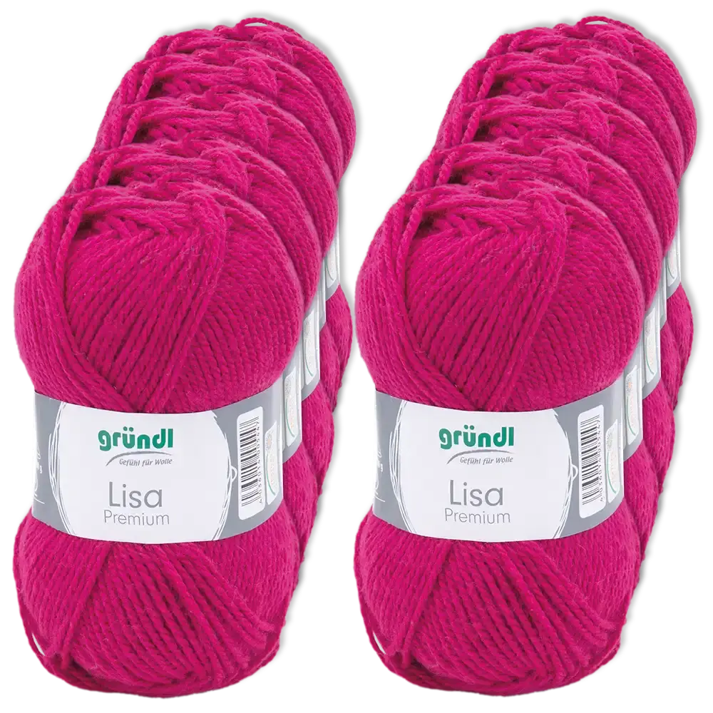 #Farbe_Gründl Lisa Premium Uni | 14 Fuchsia
