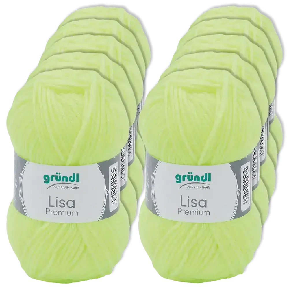 #Farbe_Gründl Lisa Premium Uni | 27 Neongelb