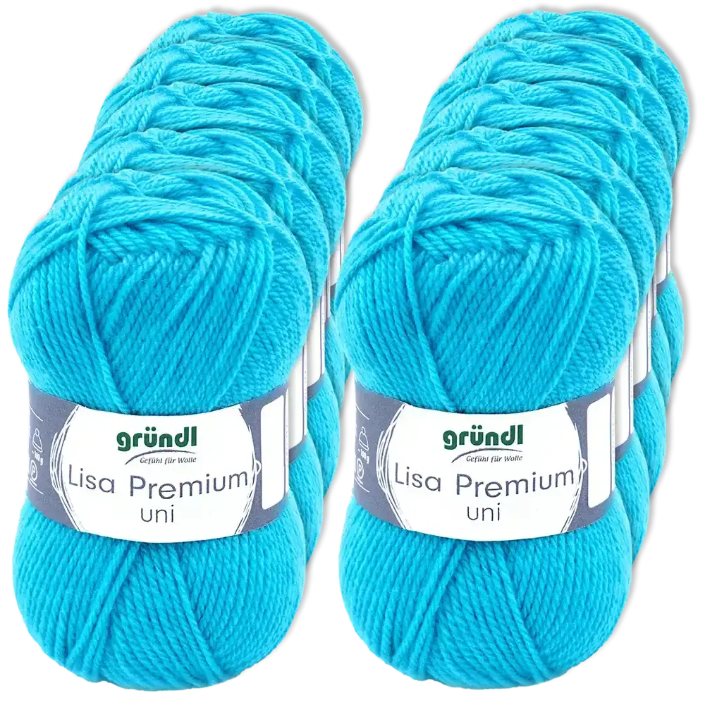 #Farbe_Gründl Lisa Premium Uni | 41 Türkis