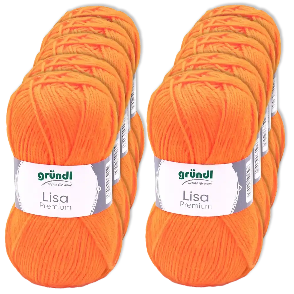 #Farbe_Gründl Lisa Premium Uni | 50 Neonorange