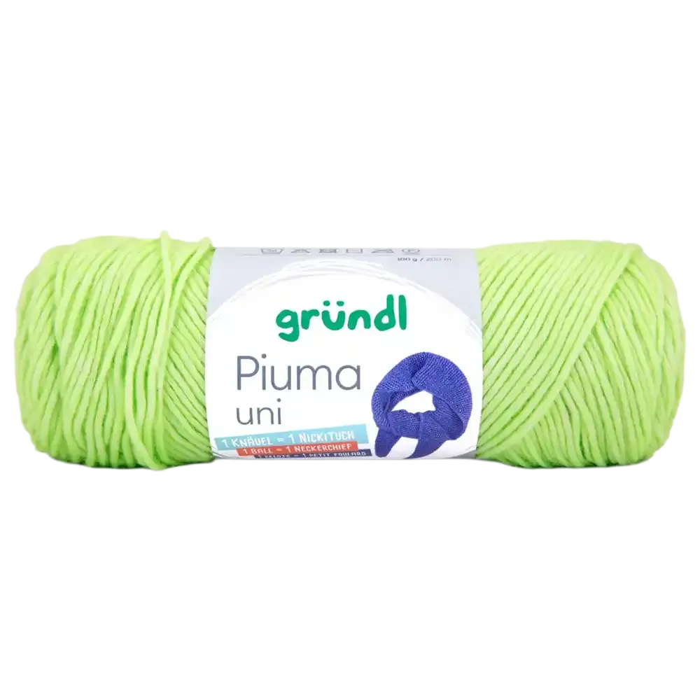 #Farbe_Gründl Piuma Uni | 05 Limette