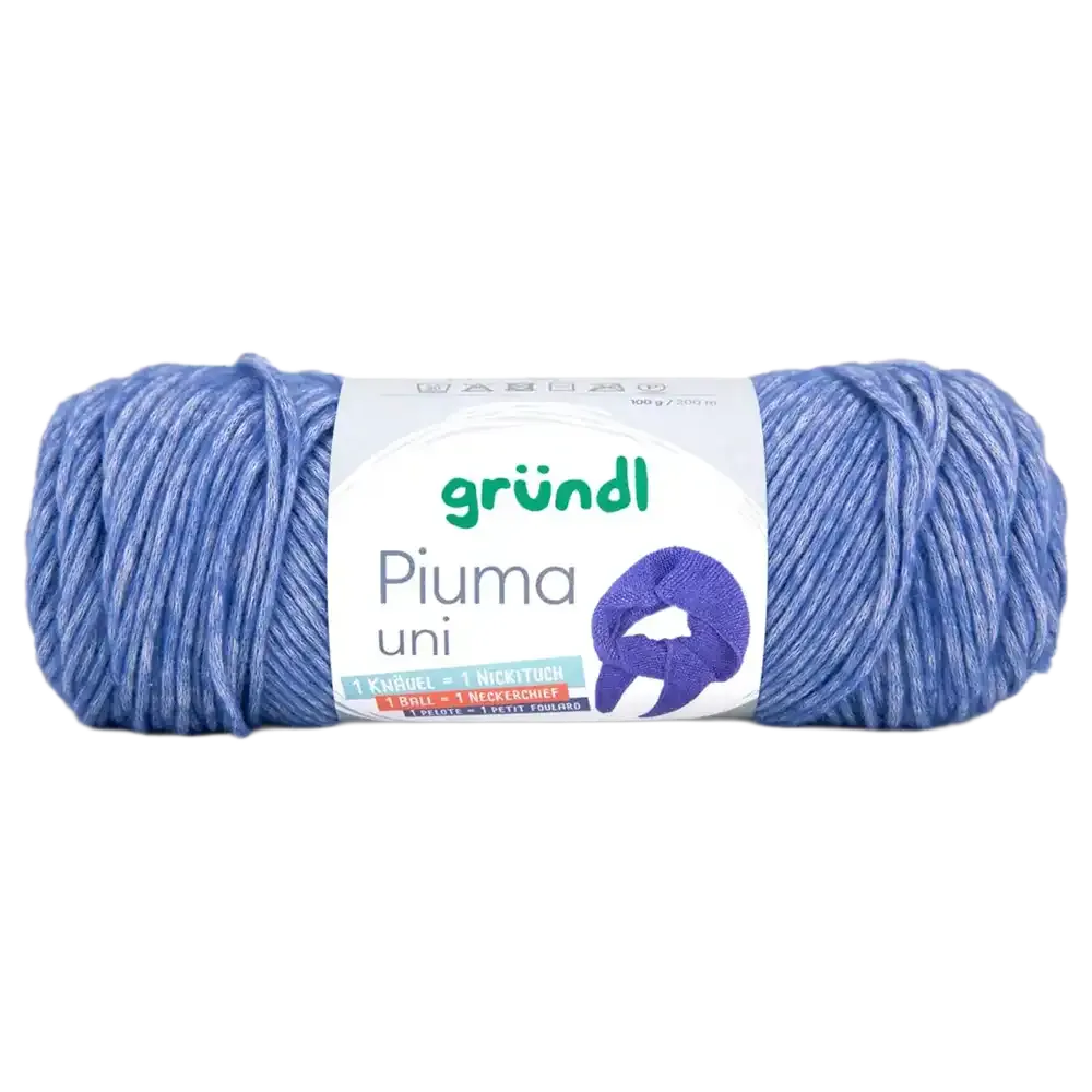 #Farbe_Gründl Piuma Uni | 15 Tintenblau